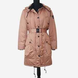 ROSSIGNOL Women's Rose‎ Expo Nylon Belted Parka. Sz 40